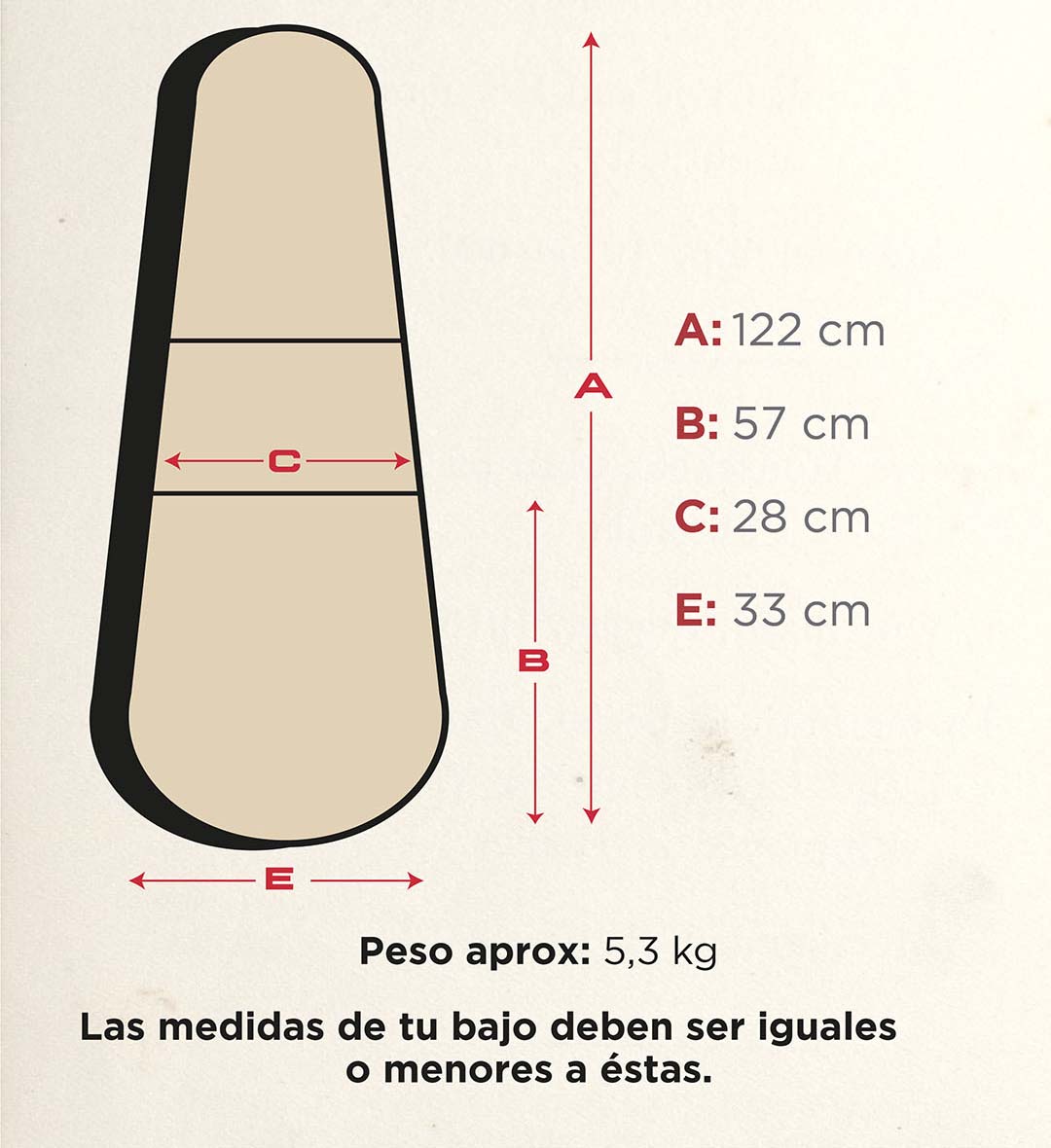 Estuche oval para Precision